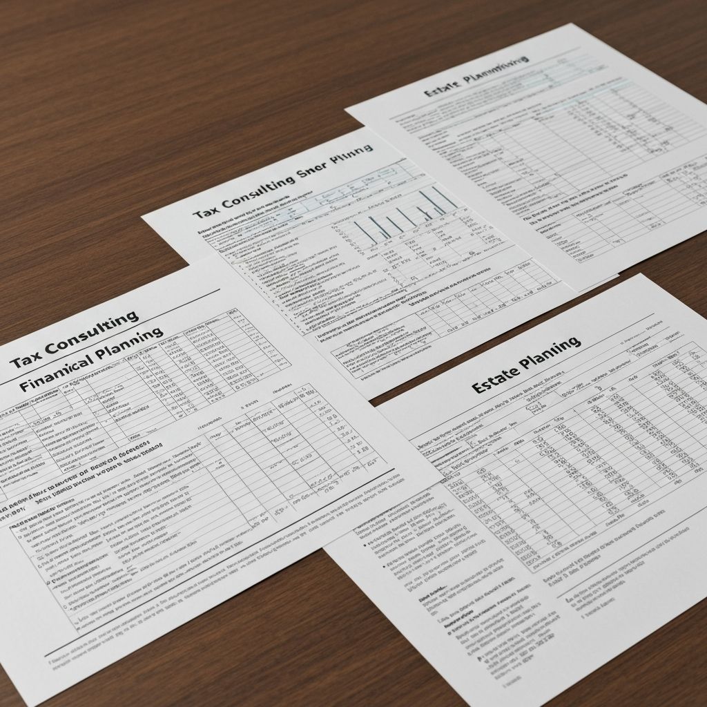 Tax consulting services